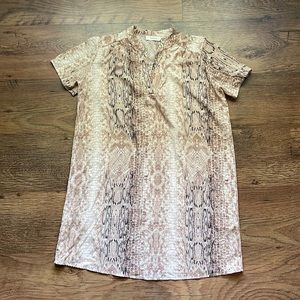 Snake Print Dress/Tunic